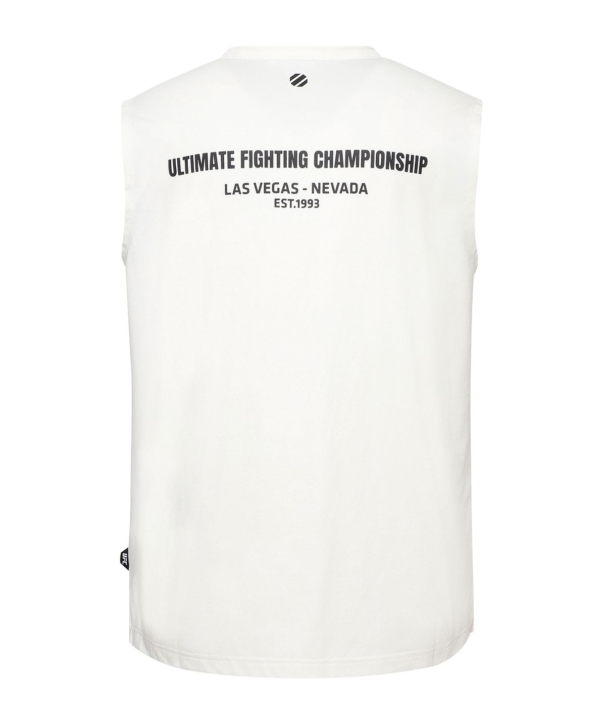 유에프씨 스포츠(UFC SPORT) UFC 에센셜+ 릴렉스핏 슬리브리스 화이트 U2SLX2103WH