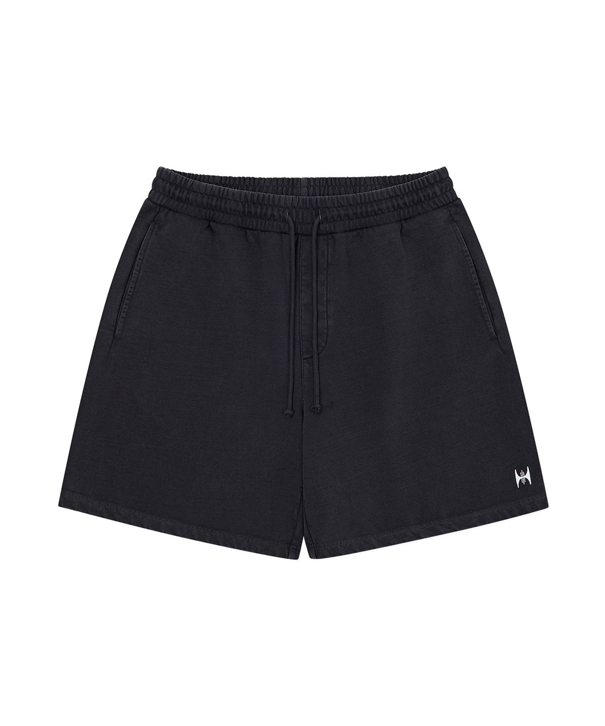 콤팩트 레코드 바(KOMPAKT RECORD BAR) KRB Washed Embroidered Shorts - Charcoal