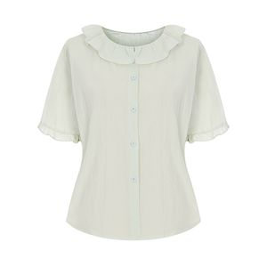 셔링네크라인반팔블라우스_I6B-CBL001