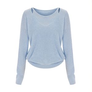 레이어드브이넥니트_I6A-CKN015