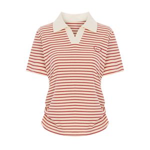 스트라이프카라셔링반팔티셔츠_I6B-CTS003