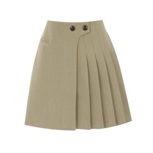 언발버튼플리츠미니스커트_I6A-CSK030