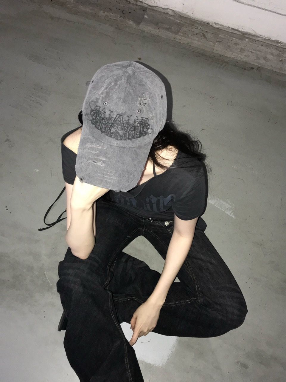 RUBAN NOUVELLE MARGOT HAT IN BLACK source detail 47