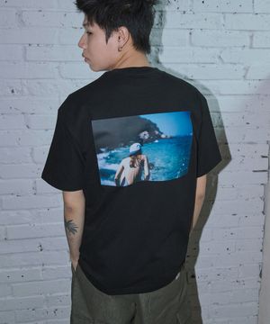 리얼 비치 반팔티셔츠(블랙)