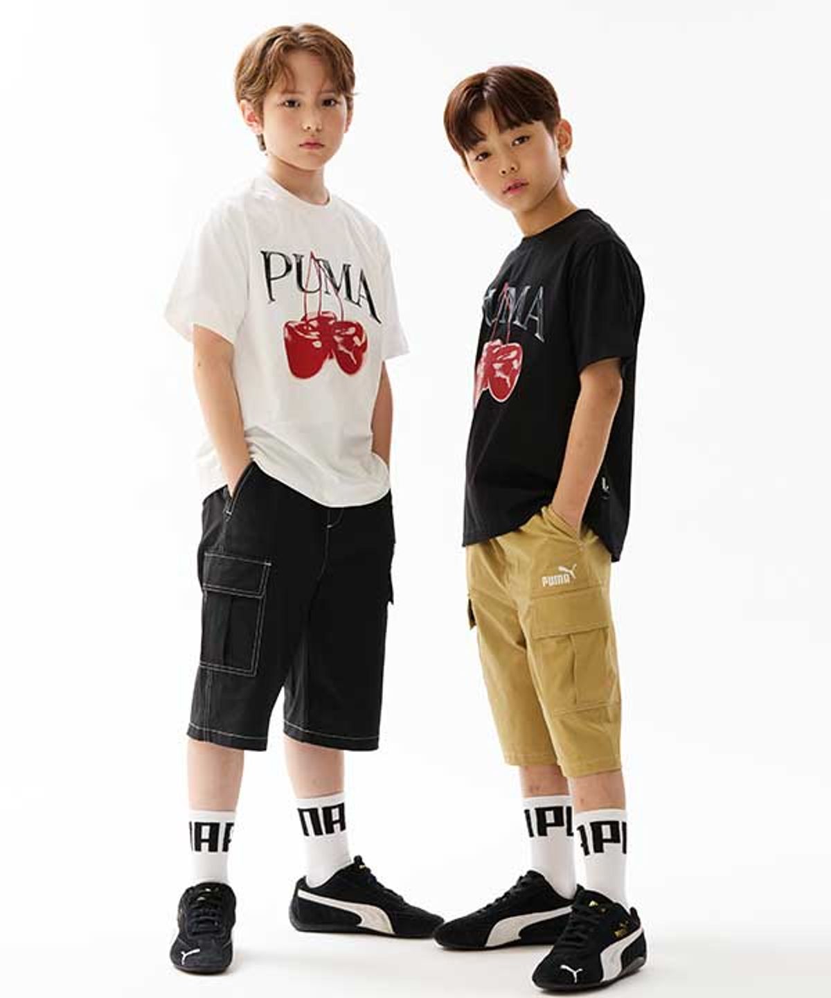 푸마 키즈(PUMA KIDS) 메모리아 카고 버뮤다 팬츠_PK62PW302