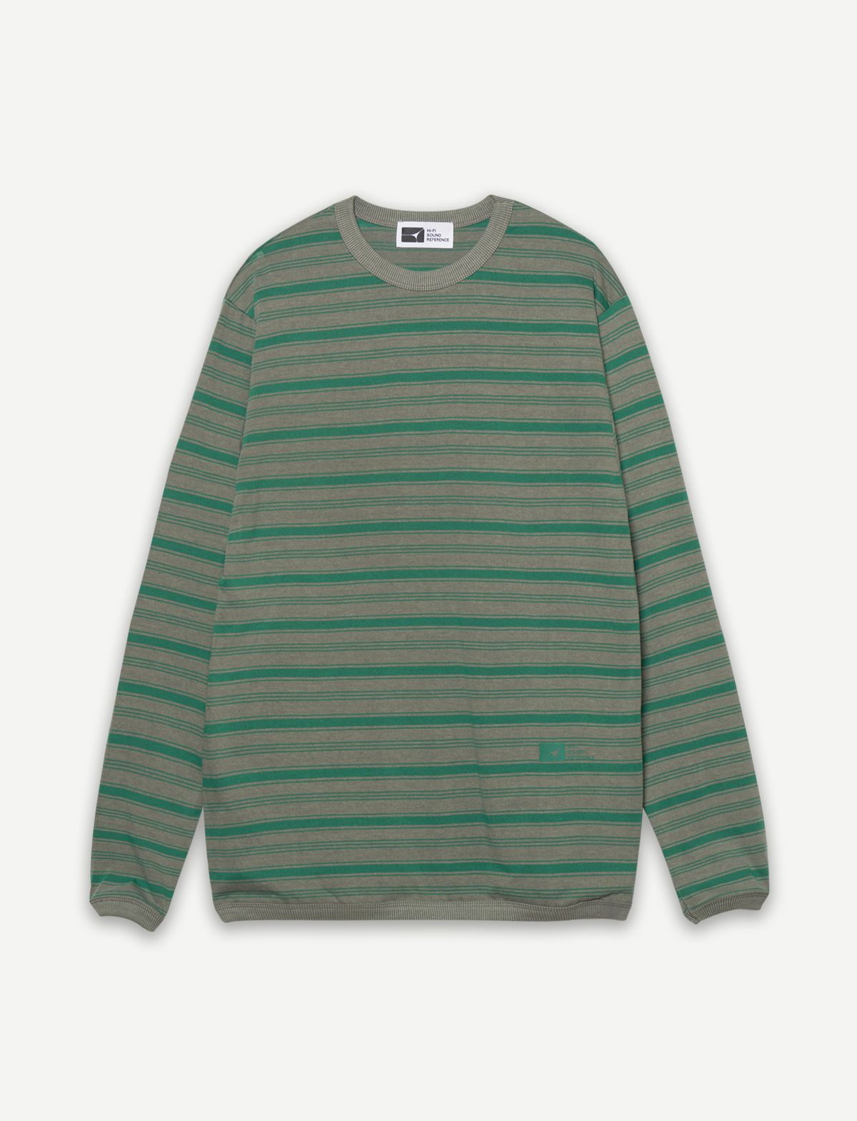 하이파이 사운드 레퍼런스(HIFI SOUND REFERENCE) Striped Long Sleeveless, Vintage Green