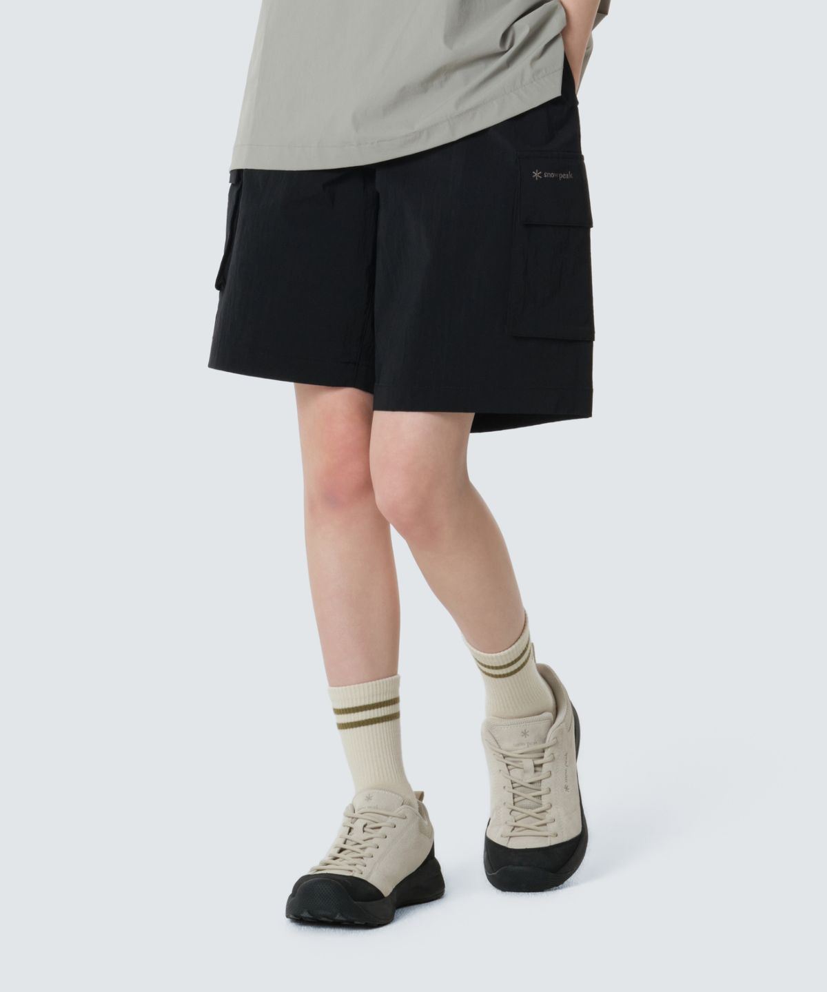 스노우피크 어패럴(SNOWPEAK APPAREL) 루트 버뮤다 팬츠 (S26MURHP66) Black