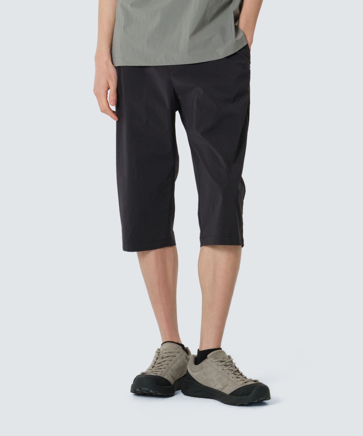 스노우피크 어패럴(SNOWPEAK APPAREL) 루트 7부 팬츠 (S26MMRHP62) Dark Charcoal