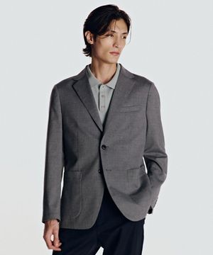 26SS 트로피컬 울 린넨 블렌드 블레이저 그레이