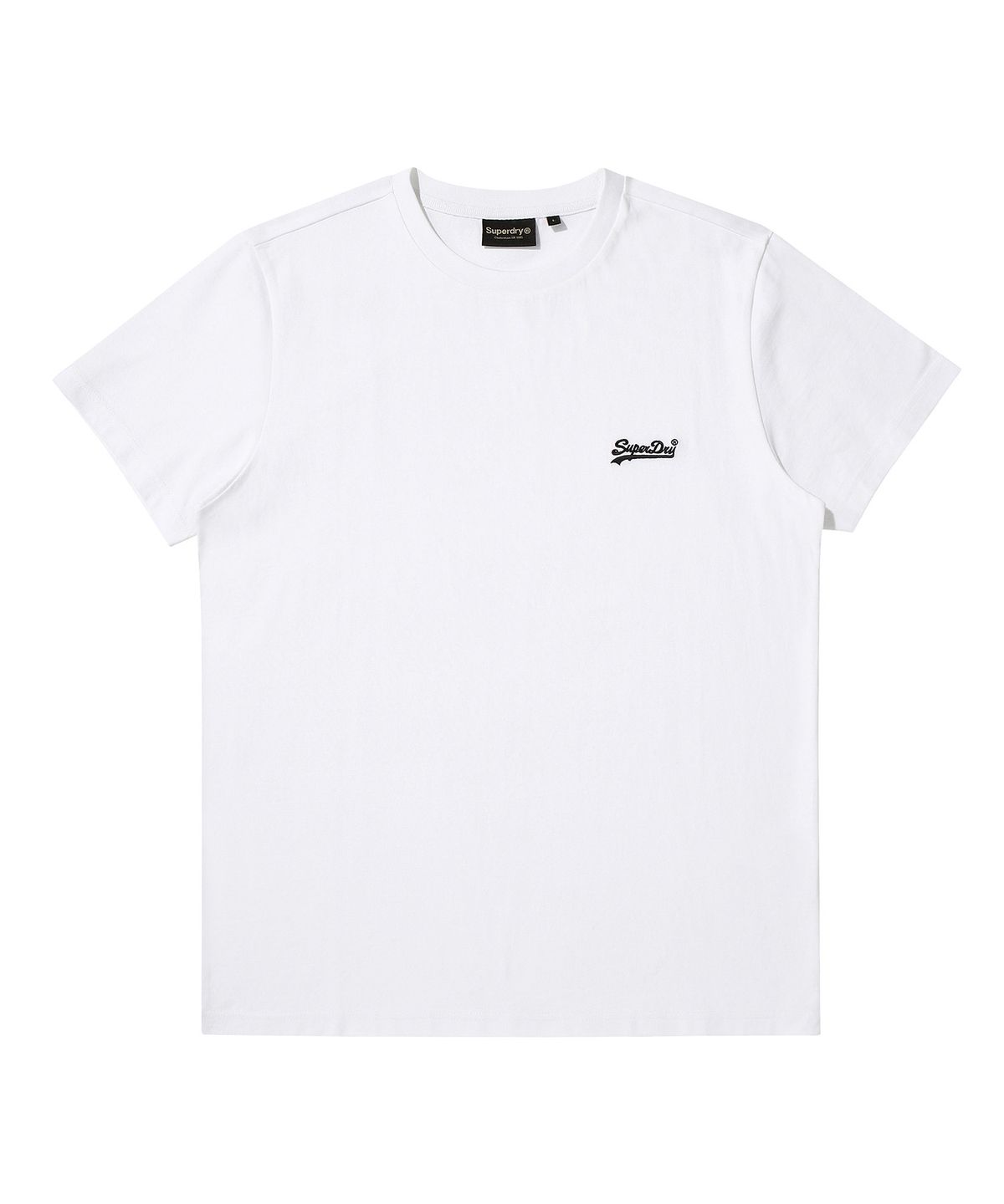 슈퍼드라이(SUPERDRY) 스몰 빈티지 로고 엠보 티셔츠 화이트 SDUISCP19WHT