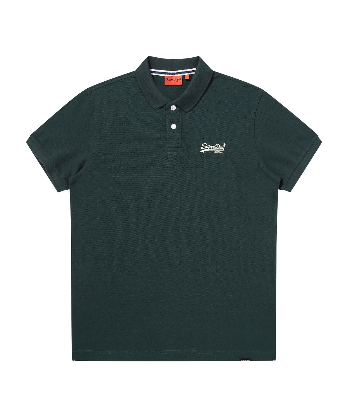슈퍼드라이(SUPERDRY) 빈티지 로고 폴로 셔츠 헌터 SDMIQAP60HNT