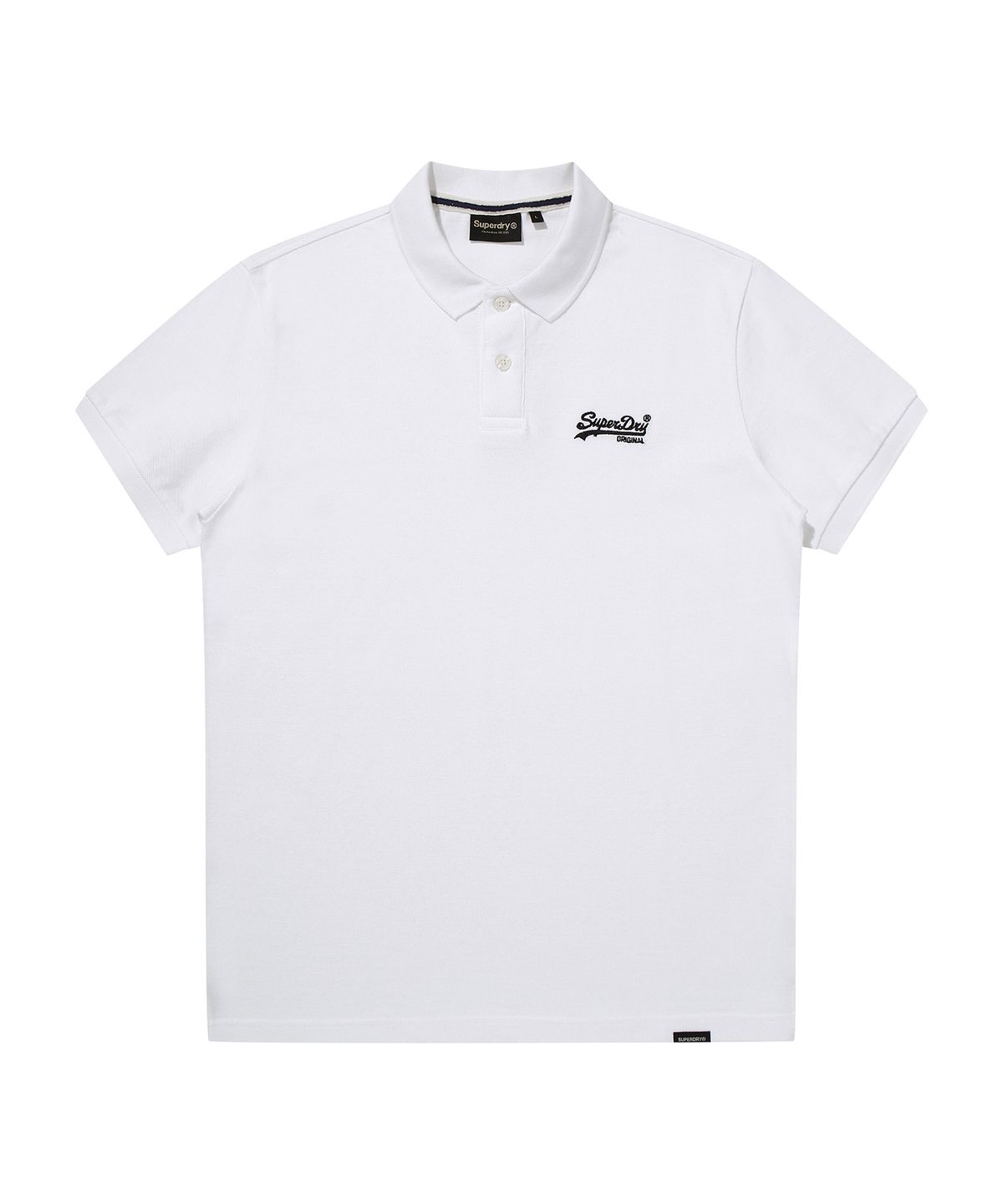 슈퍼드라이(SUPERDRY) 빈티지 로고 폴로 셔츠 화이트 SDMIQAP60WHT