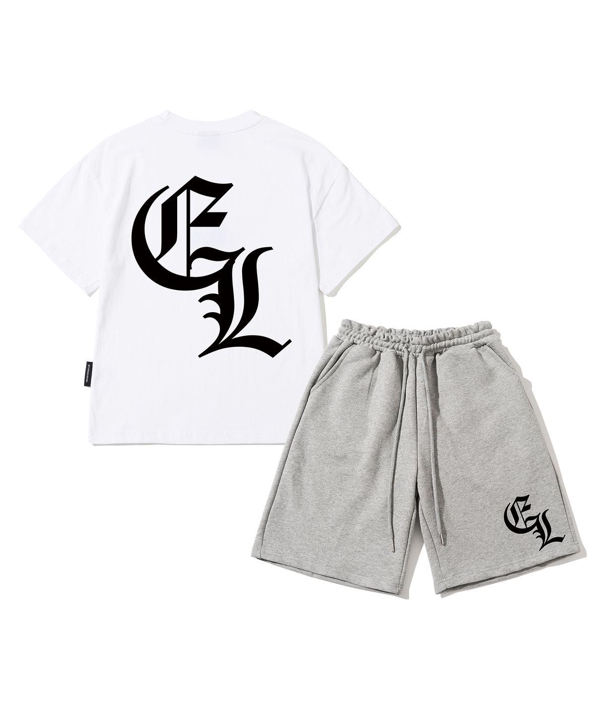 엘리메노영스터(ELIMENOYOUNGSTER) [SET] EY 이엘 반팔티&버뮤다팬츠