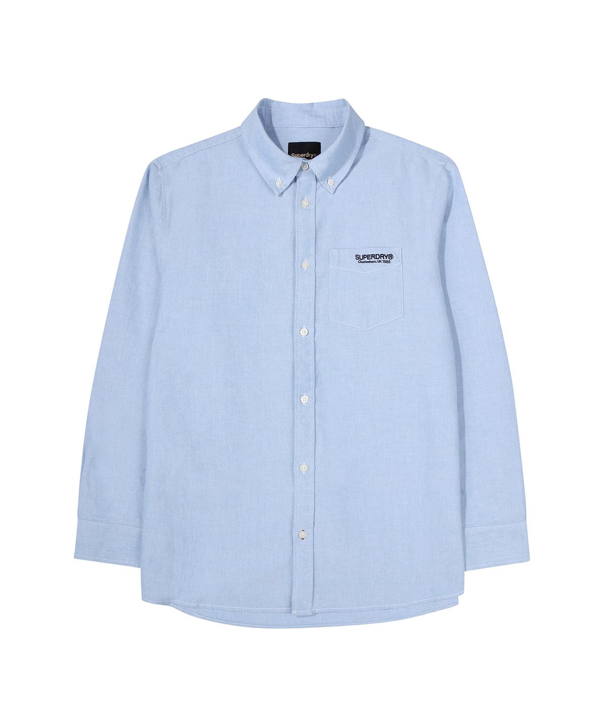 슈퍼드라이(SUPERDRY) 코어 옥스퍼드 셔츠 라이트블루 SDUIRAP01LBL