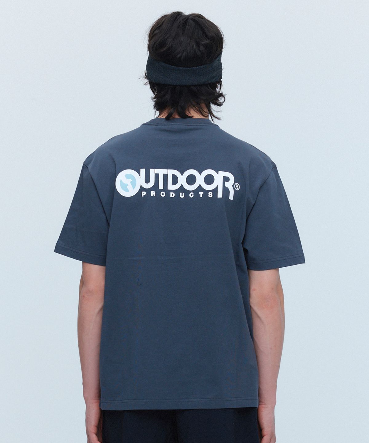 아웃도어 프로덕츠(OUTDOOR PRODUCTS) 스탠다드 로고 티셔츠 (챠콜)
