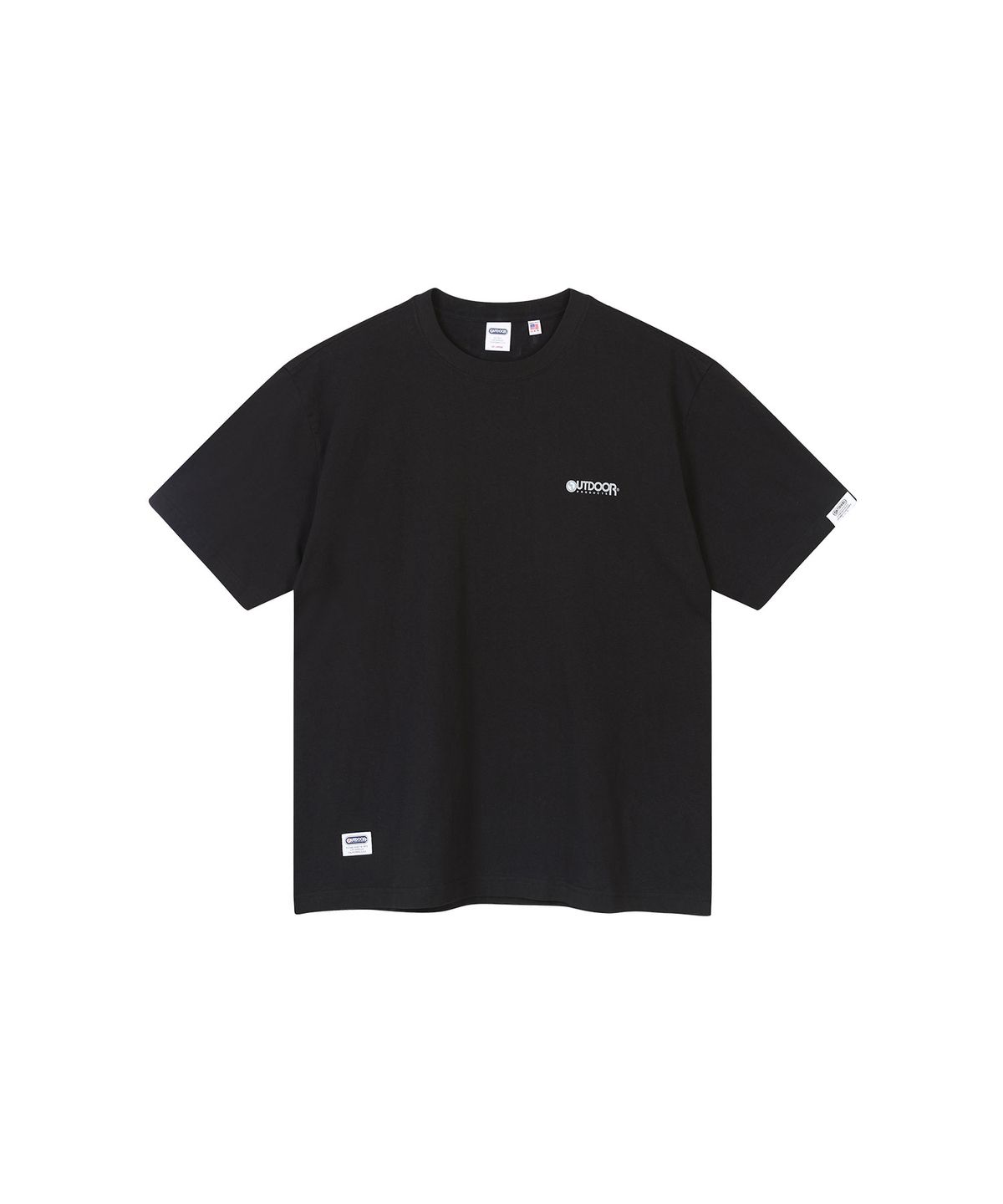 아웃도어 프로덕츠(OUTDOOR PRODUCTS) 스탠다드 로고 티셔츠 (블랙)