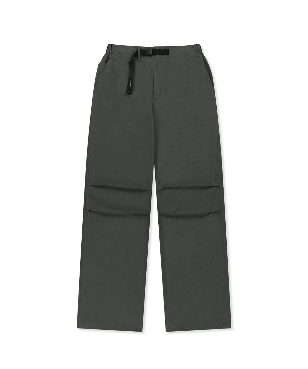 마뗑킴(MATIN KIM) STRAP BELTED PANTS FOR MEN IN CHARCOAL