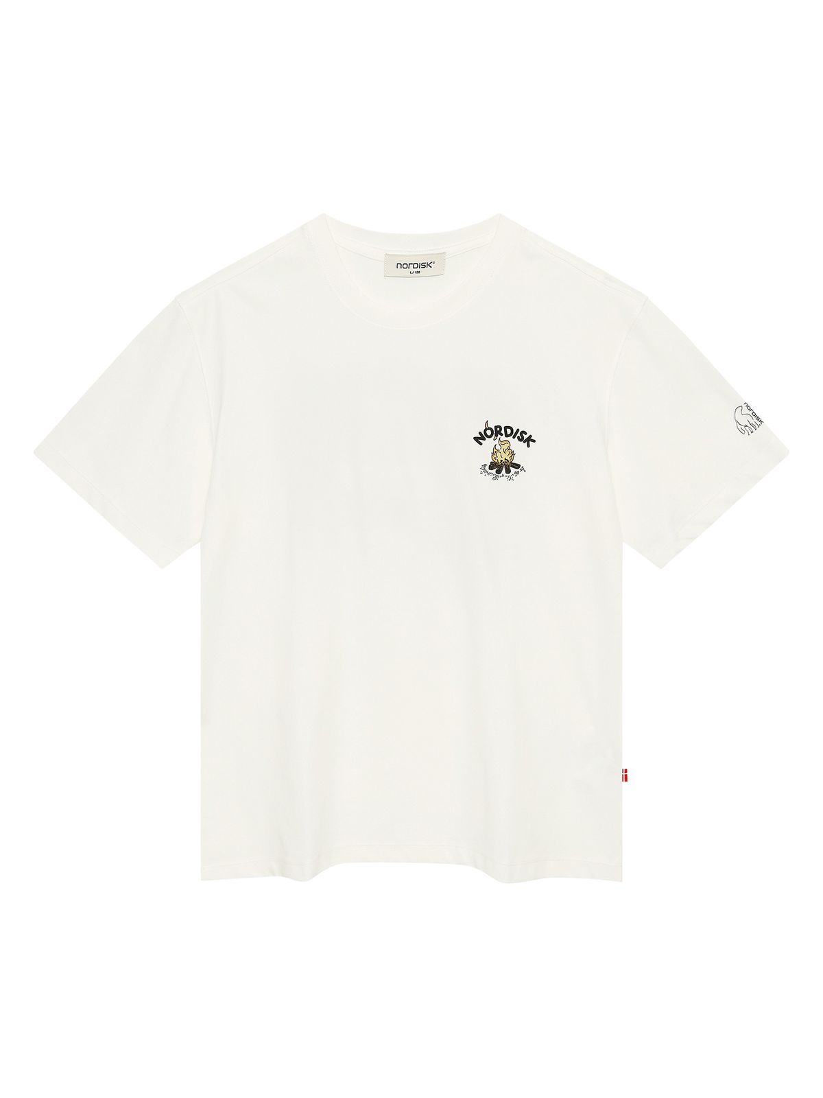 노르디스크(NORDISK) 포레스트 카툰 반팔 티셔츠 - U_Off White