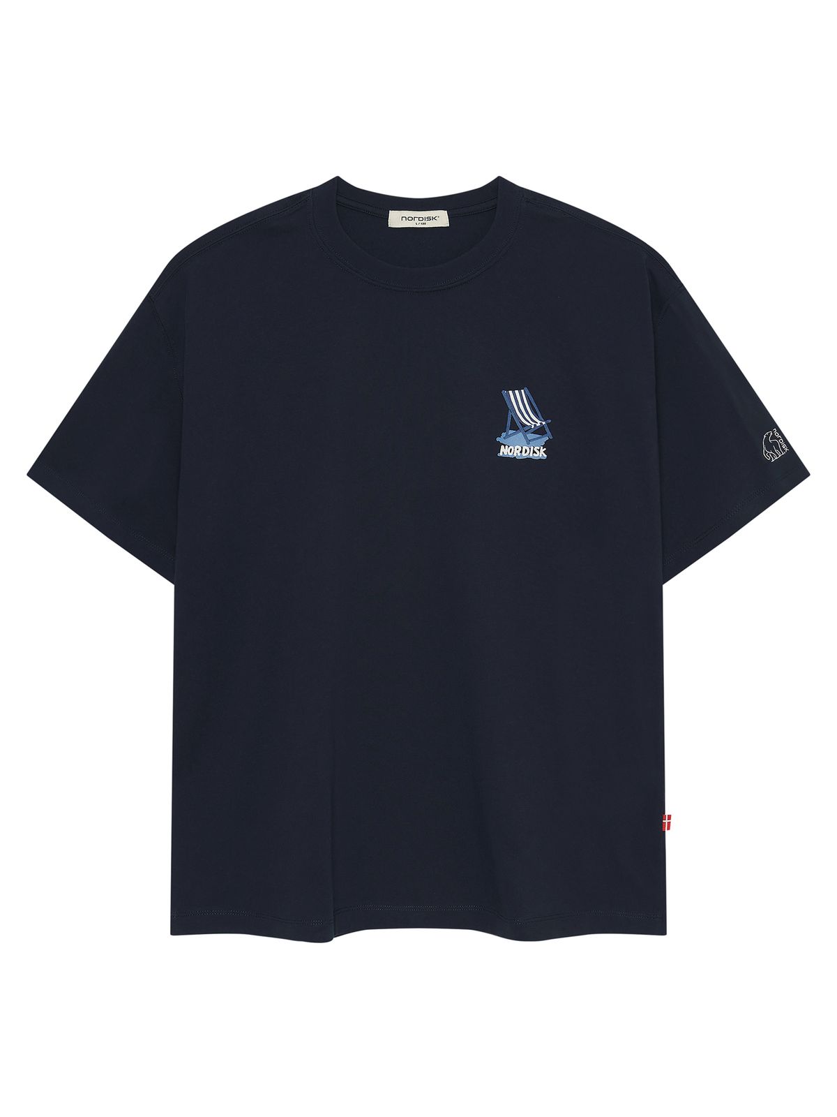 노르디스크(NORDISK) 썸머 아이스크림 반팔 티셔츠 - U_Navy