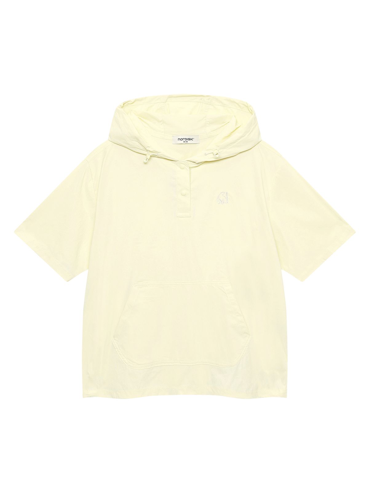 노르디스크(NORDISK) 휘게쿨 light 후디 반팔 티셔츠 - W_Pastel Yellow