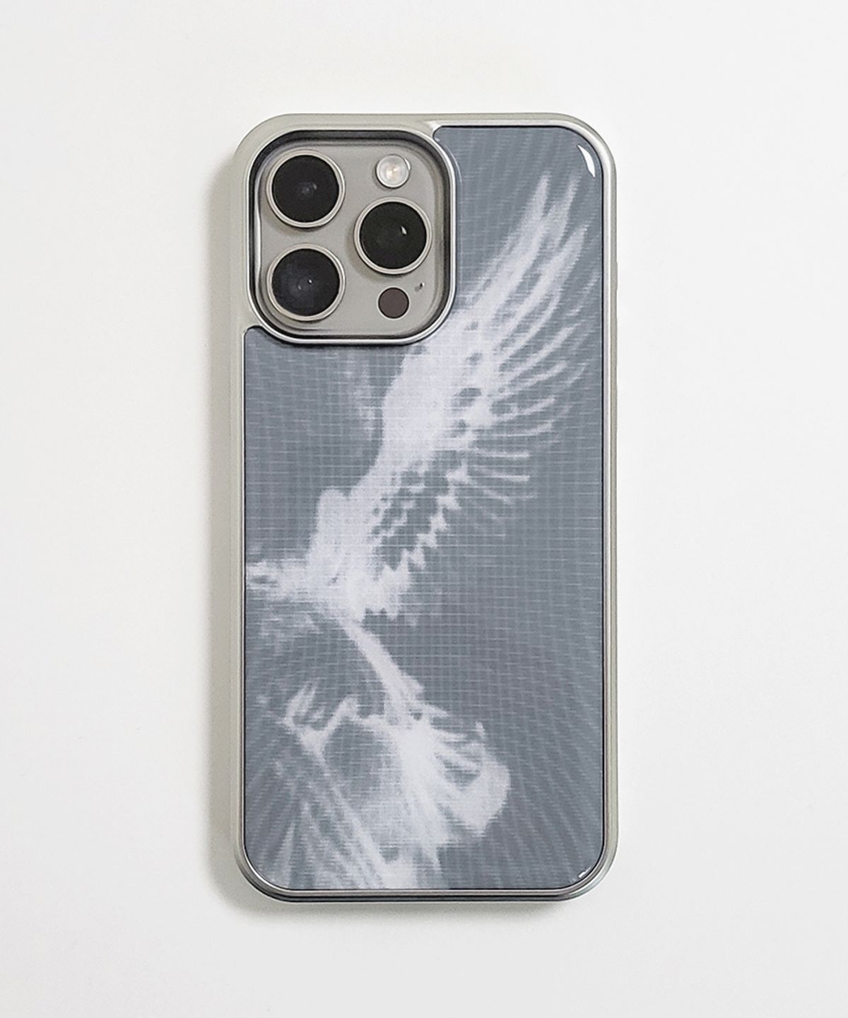 메모리즈바운더리(MEMORIESBOUNDARY) AETERNA Veil Wing Phone Case (GR) (SV_Epoxy/MagSafe Glass)