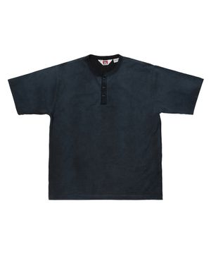 클래식 헨리넥 숏슬리브 티셔츠 블랙