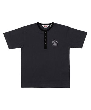 링거 헨리넥 티셔츠 챠콜