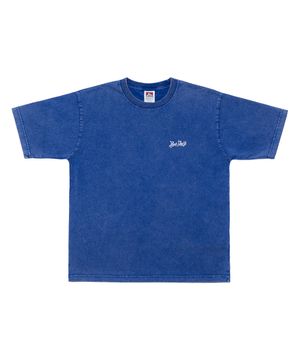 태깅 빈티지 티셔츠 블루