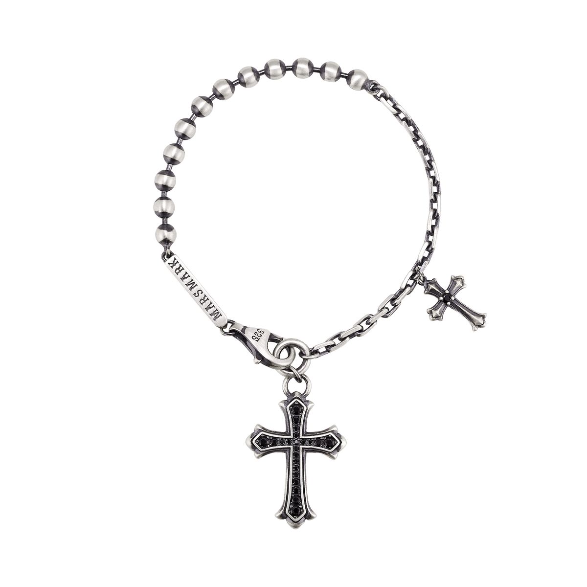 마르스마크(MARS MARK) Stellar Cross Mixed Chain Bracelet L
