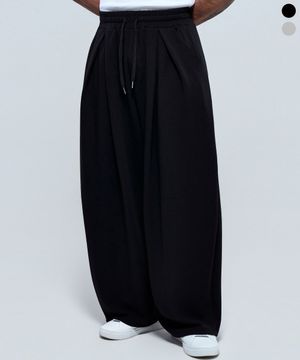 P2638 딥 핀턱 커브 와이드팬츠 [3COLOR]