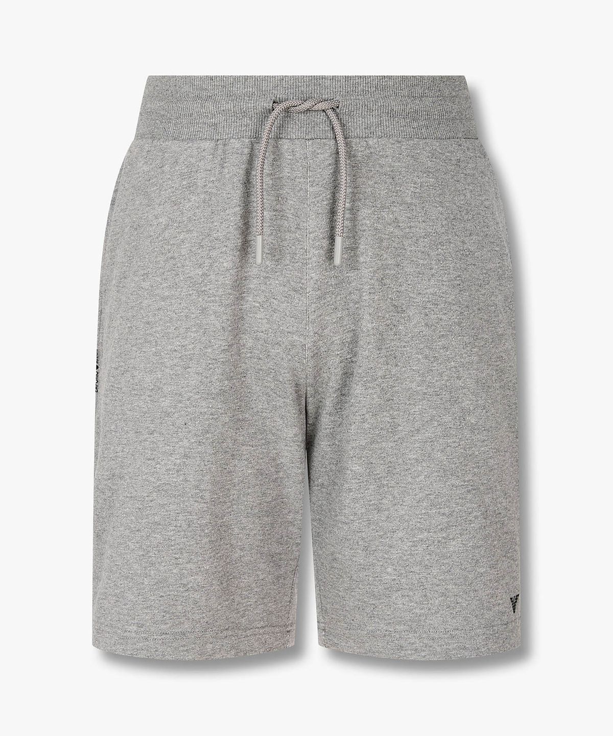 엠포리오 아르마니 언더웨어(EMPORIO ARMANI UNDERWEAR) 남성 로고 라인 라운지 버뮤다 쇼츠_멜란지 그레이 0816131001
