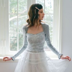 Cest_Lace bolero style long sleeve top