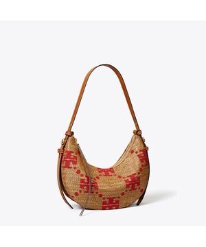 로미 티 모노그램 스트로 하프문백 - 내추럴