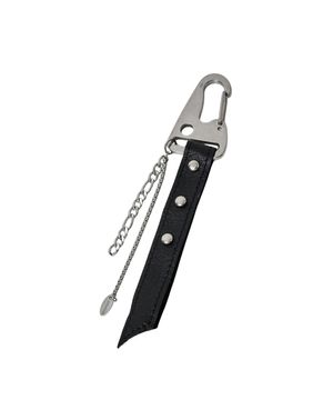 [리얼레더] 스터드 레더 키링