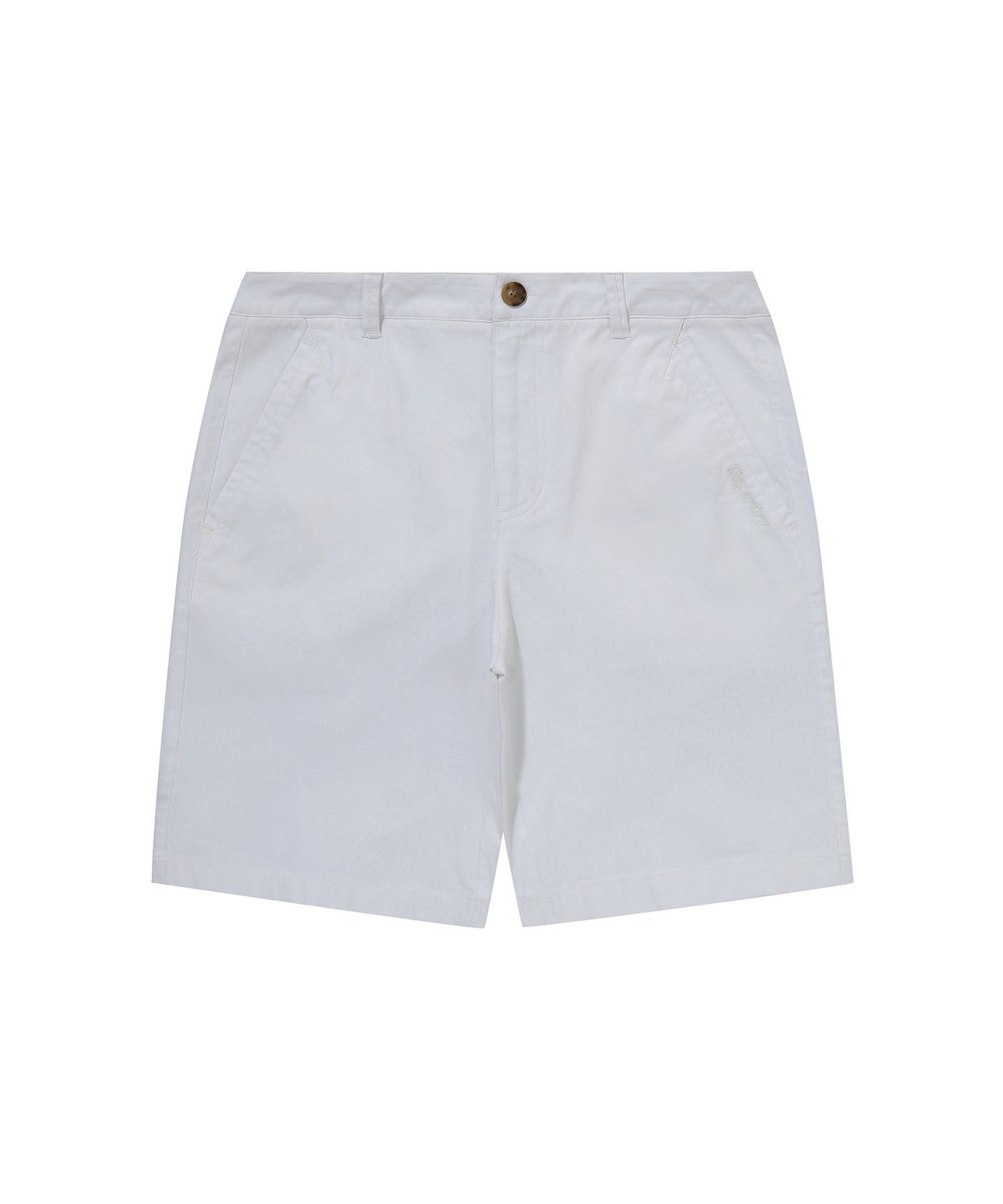 슈퍼드라이(SUPERDRY) 레이블 코튼 치노 쇼츠 아이보리 SDMLTAP60IVR