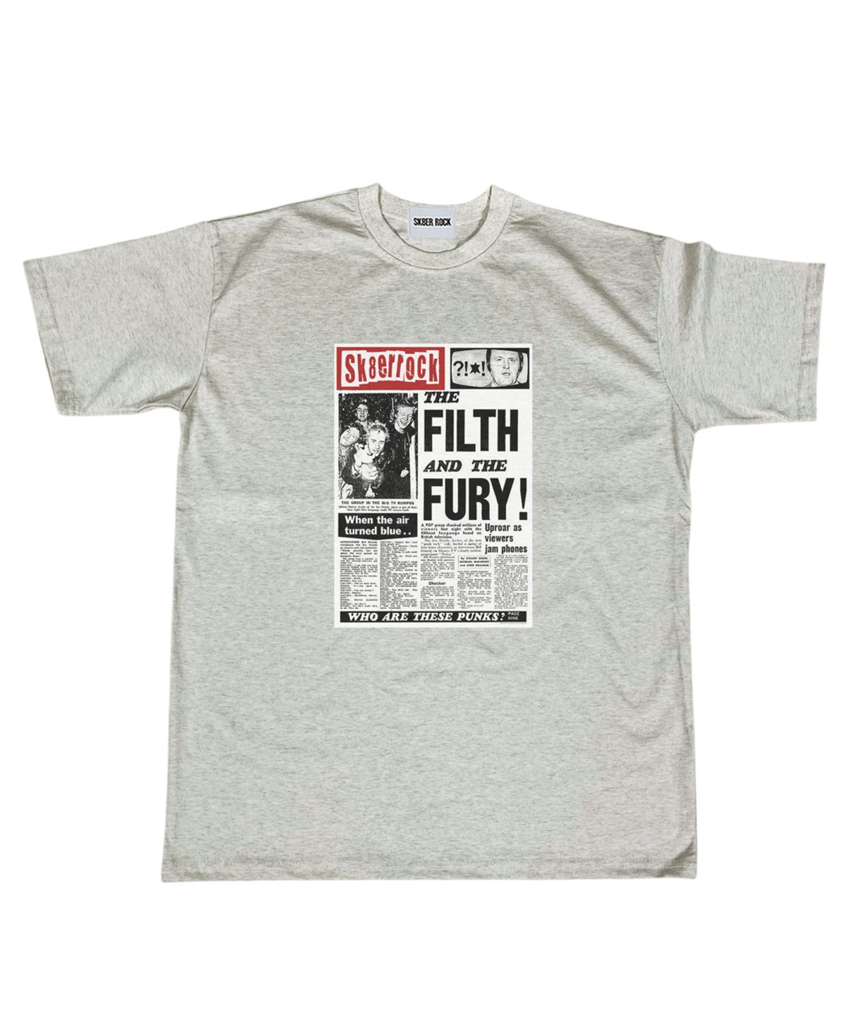 스케이터락(SK8ER ROCK) Ink Riot T-Shirt ((oatmeal))