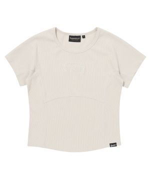 우먼스 돌먼 패널 티셔츠 크림 SDFISDP40CRM