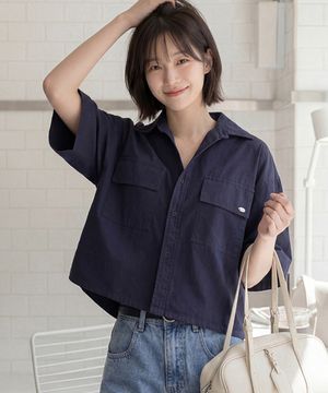 포켓 펜던트 반팔셔츠 49868