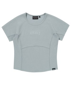 우먼스 돌먼 패널 티셔츠 그레이 SDFISDP40GRY