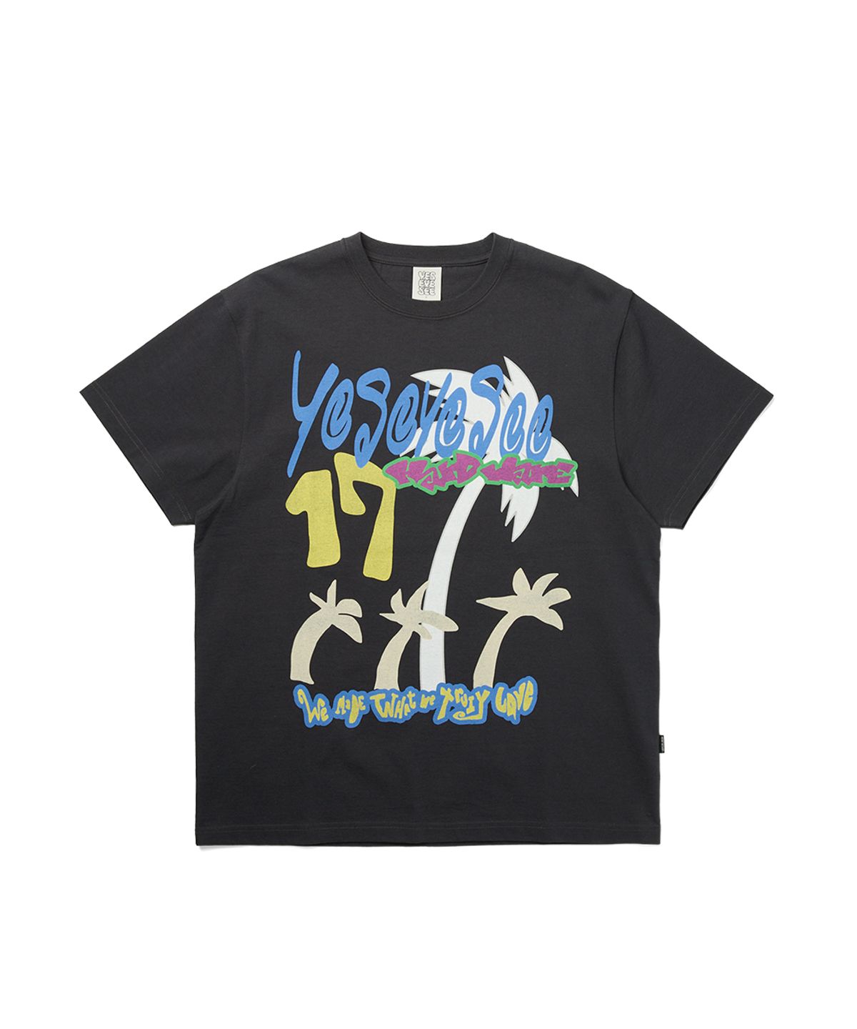 예스아이씨(YESEYESEE) Y.E.S Tropical Tee Charcoal