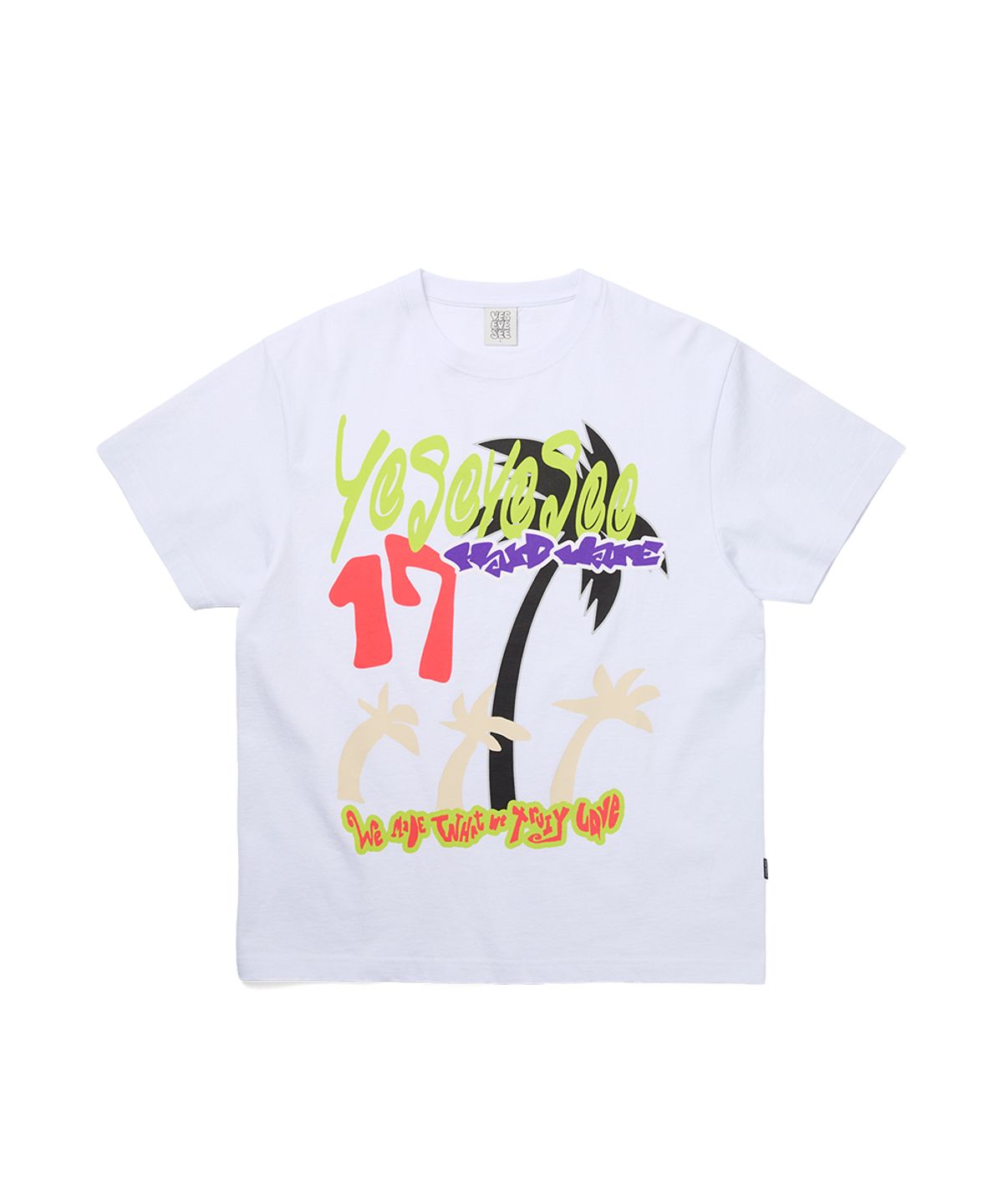 예스아이씨(YESEYESEE) Y.E.S Tropical Tee White