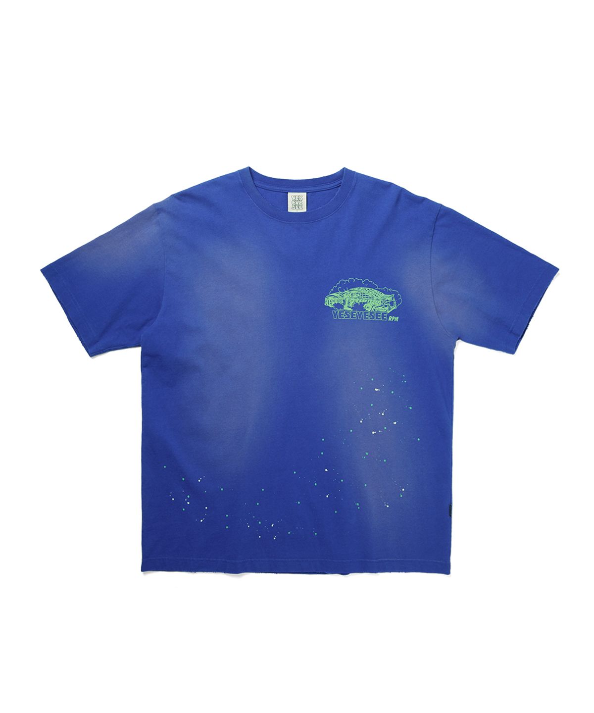 예스아이씨(YESEYESEE) Y.E.S Vintage Racing Tee Blue