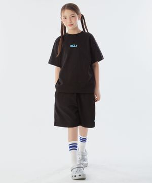 [SET] OCLT 반팔티셔츠 셋업 (블랙/블랙)