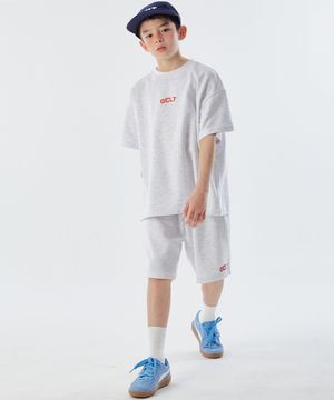 [SET 1위] OCLT 반팔티셔츠 셋업 (라이트그레이)