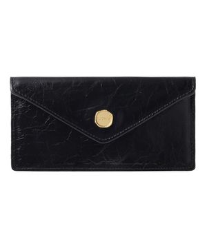 벨라 슬림 장지갑 블랙 [소가죽]