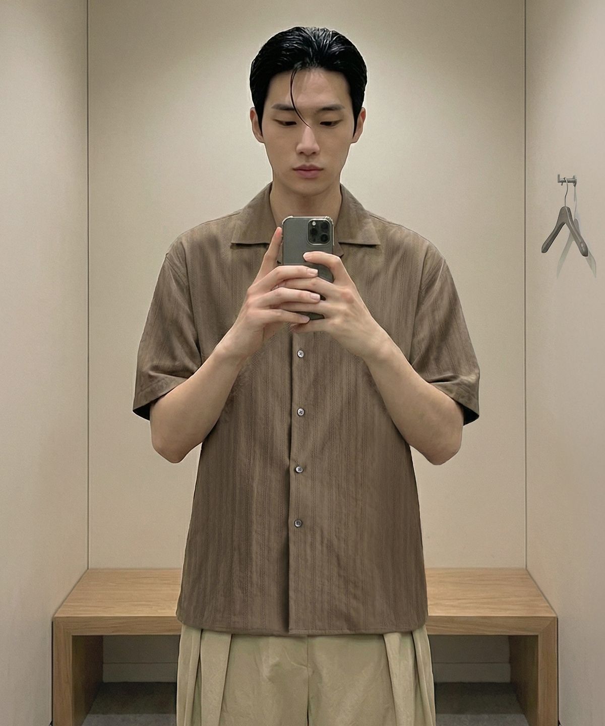 지플리시(ZPLISH) 슬레이어 셔츠 브라운