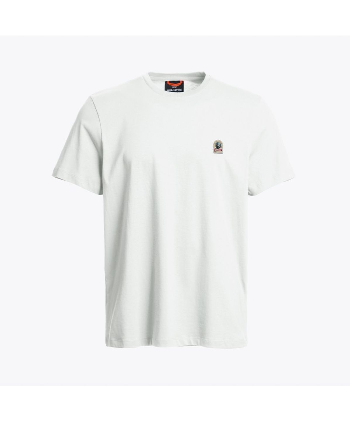 파라점퍼스(PARA JUMPERS) 남성 패치 티셔츠-White (26SMPMTSER01PJ0501)