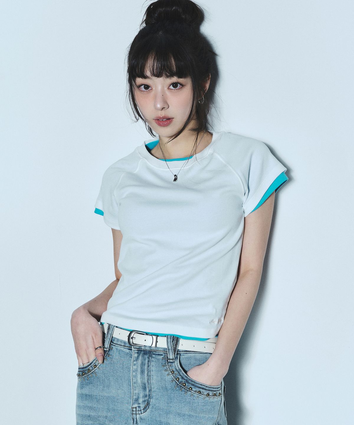 닉앤니콜(NICK&NICOLE) SOFT RAGLAN TOP_IVORY