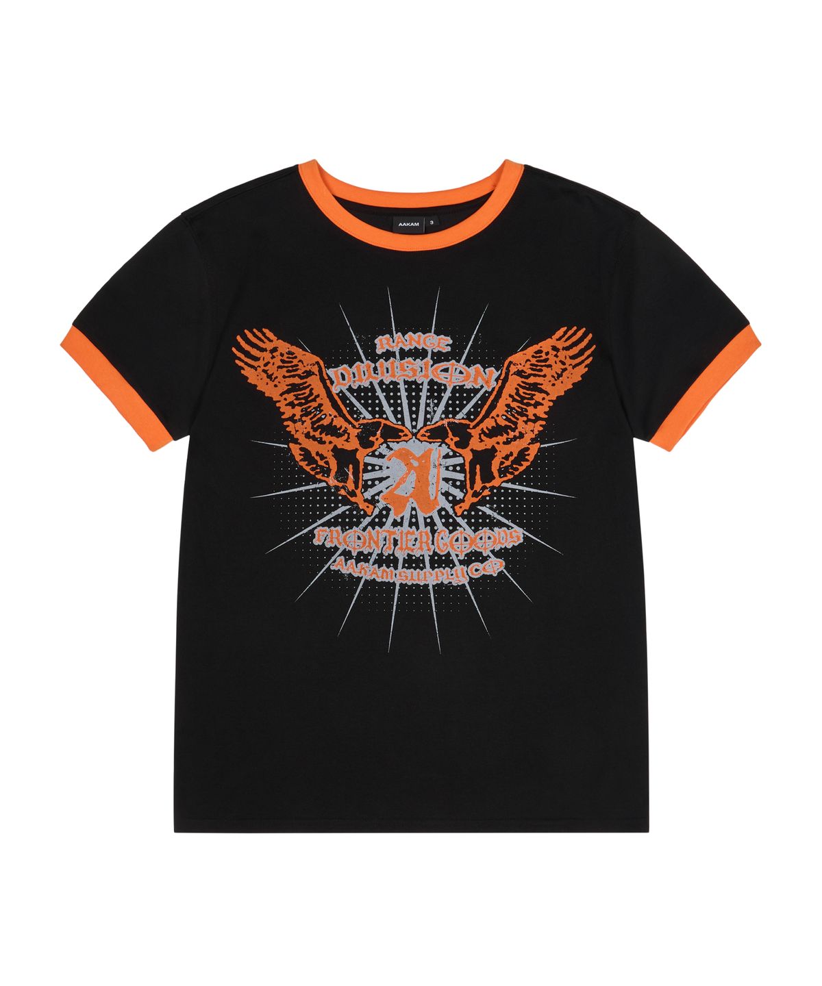 아캄(AAKAM) VTG Eagle Ringer Top (Black)