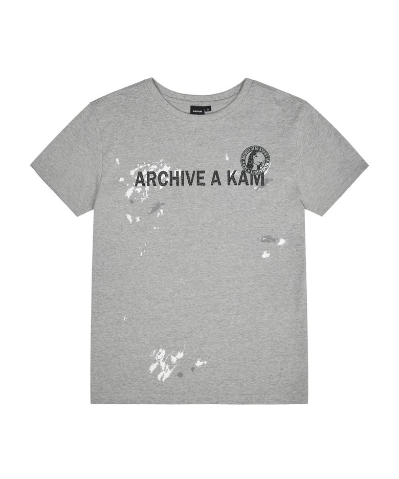 A Kam Painted Half Top (Gray)